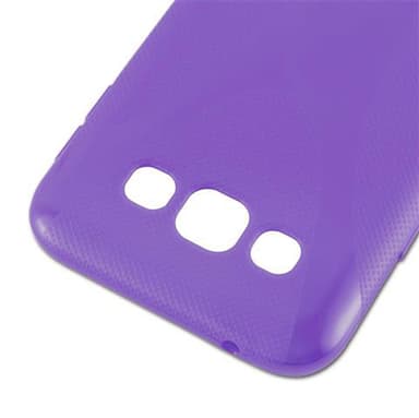 Samsung Galaxy E5 Skal Fodral Case (Lila)