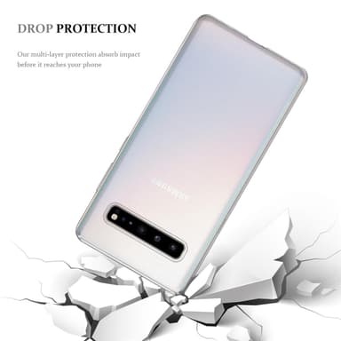 Samsung Galaxy S10 5G Skal Fodral Case (Transparent)