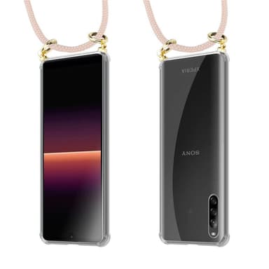 Sony Xperia L4 Skal Fodral Kedja (Rosa)