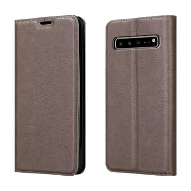 Samsung Galaxy S10 5G Skal Fodral Case (Brun)