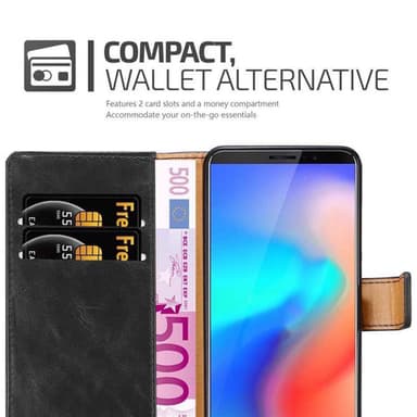 Cubot J3 PRO Plånboksfodral Skal (Svart)
