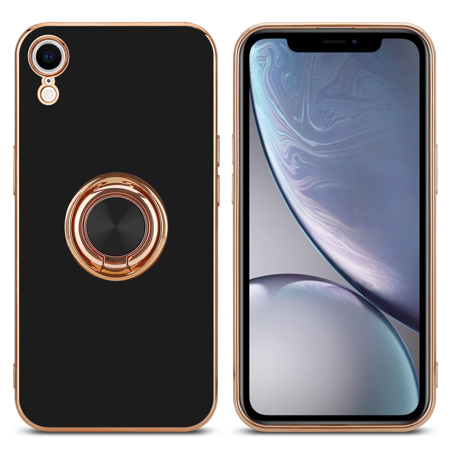 iPhone XR Skal Fodral Case (Svart)