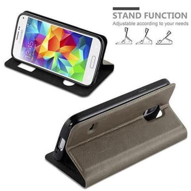 Samsung Galaxy S5 / S5 NEO Plånboksfodral Skal (Brun)