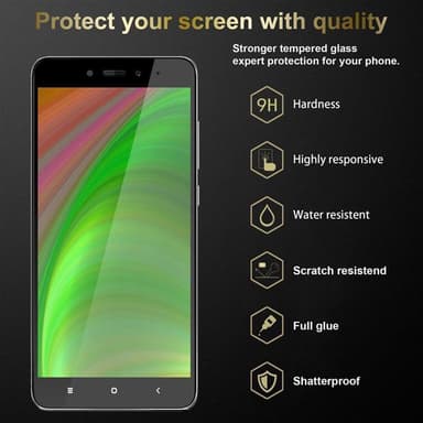 Xiaomi RedMi NOTE 4 3x Skyddsglas Skyddsfilm Skärmskydd