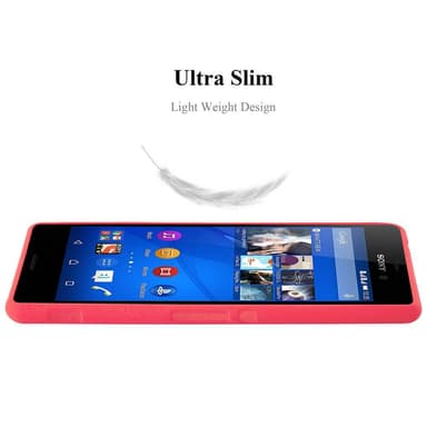 Skal Sony Xperia M4 AQUA Fodral Case (Röd)