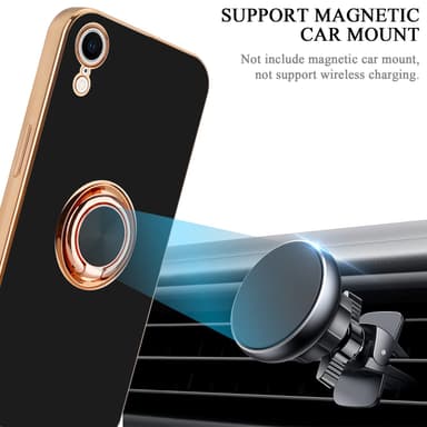 iPhone XR Skal Fodral Case (Svart)