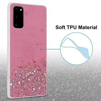 Samsung Galaxy S20 Skal Fodral Case (Rose)