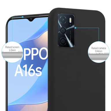 Skal Oppo A16s / A54s Fodral Case (Svart)