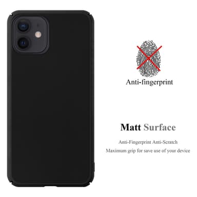 iPhone 12 PRO MAX Skal Fodral Case (Svart)