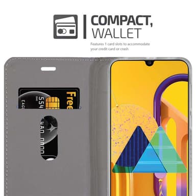 Samsung Galaxy M21 / M30s Plånboksfodral Skal (Grå)
