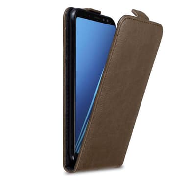 Samsung Galaxy A6 2018 Flipfodral Skal (Brun)