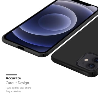 iPhone 12 PRO MAX Skal Fodral Case (Svart)
