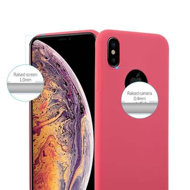 Skal iPhone XS MAX Fodral Case (Röd)