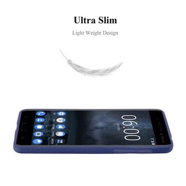 Skal Nokia 6 2017 Fodral Case (Blå)