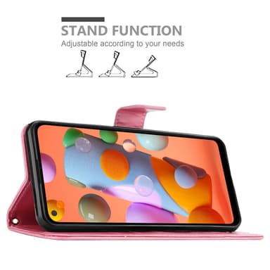 Samsung Galaxy A11 / M11 Plånboksfodral Skal (Rosa)