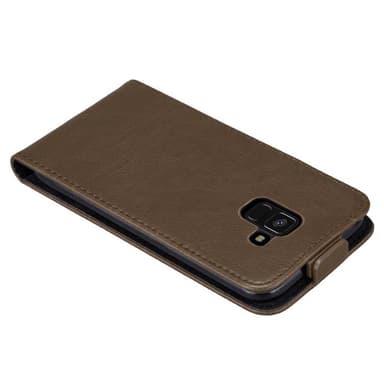 Samsung Galaxy A6 2018 Flipfodral Skal (Brun)