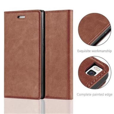 Huawei P8 Skal Fodral Case (Brun)