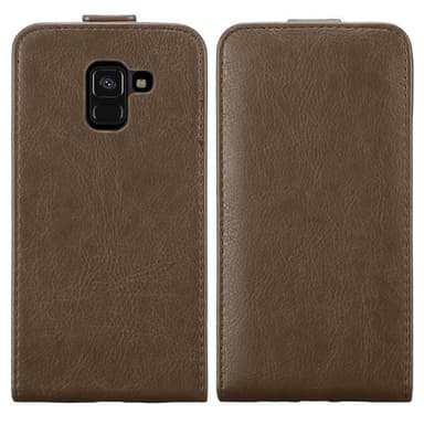 Samsung Galaxy A6 2018 Flipfodral Skal (Brun)