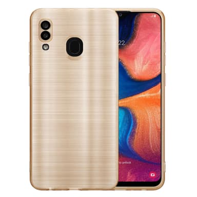 Samsung Galaxy A20 / A30 / M10s Skal Fodral Case (Guld)