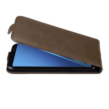 Samsung Galaxy A6 2018 Flipfodral Skal (Brun)