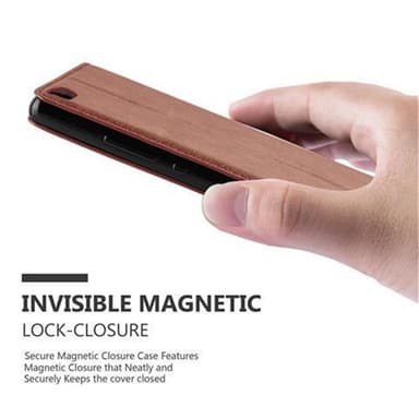 Huawei P8 Skal Fodral Case (Brun)