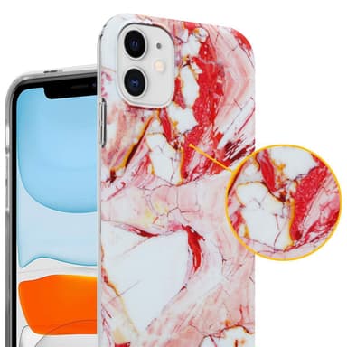 iPhone 11 Plånboksfodral Skal (Rosa)