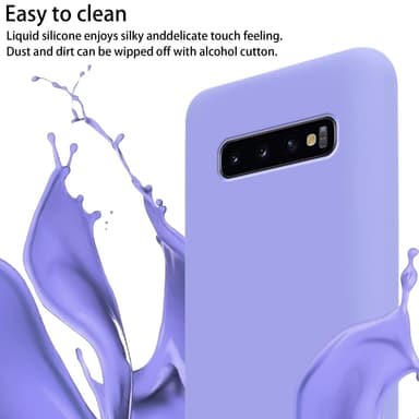 Samsung Galaxy S10 PLUS Skal Fodral Kedja (Lila)