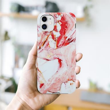 iPhone 11 Plånboksfodral Skal (Rosa)