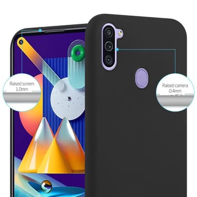 Skal Samsung Galaxy A11 / M11 Fodral Case (Svart)