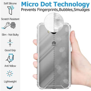 Huawei Y5 2017 / Y6 2017 Skal Fodral Case (Transparent)