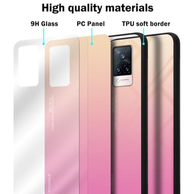 Vivo V21 4G / 5G Skal Fodral Case (Svart)