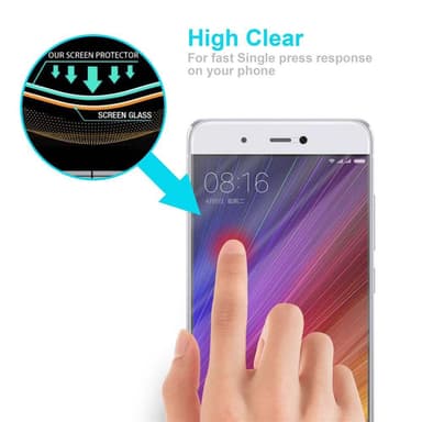 Xiaomi Mi 5s Skyddsglas Skyddsfilm Skärmskydd
