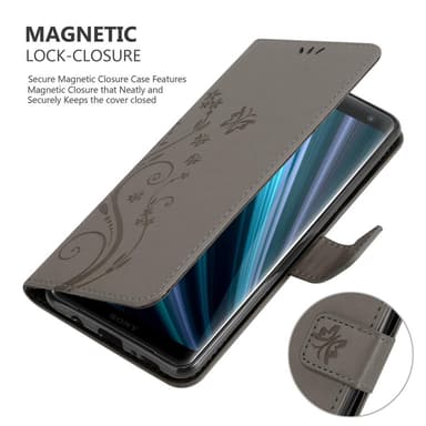 Sony Xperia XZ3 Plånboksfodral Skal (Grå)