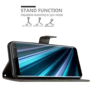 Sony Xperia XZ3 Plånboksfodral Skal (Grå)