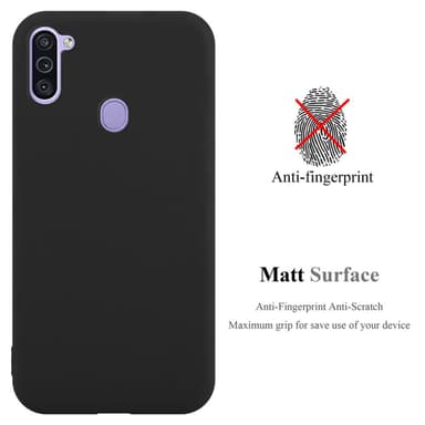 Skal Samsung Galaxy A11 / M11 Fodral Case (Svart)