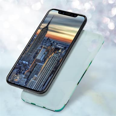 iPhone X / XS Plånboksfodral Skal (Grön)