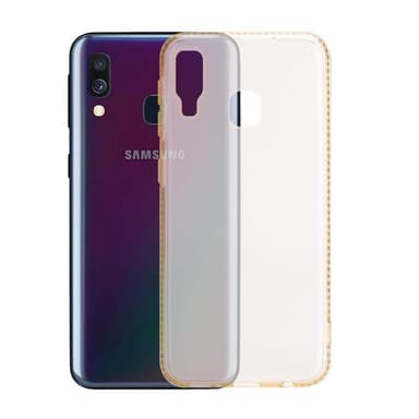 Samsung Galaxy A40 Skal Fodral Case (Guld)