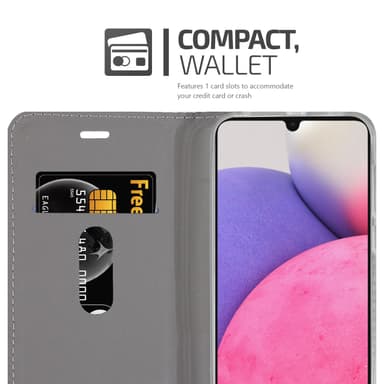 Samsung Galaxy A33 5G Plånboksfodral Skal (Grå)