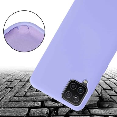 Samsung Galaxy A12 / M12 Skal Fodral Kedja (Lila)