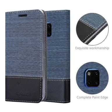 Huawei MATE 20 PRO Plånboksfodral Skal (Blå)