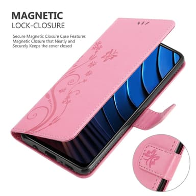 Xiaomi POCO X3 GT Plånboksfodral Skal (Rosa)