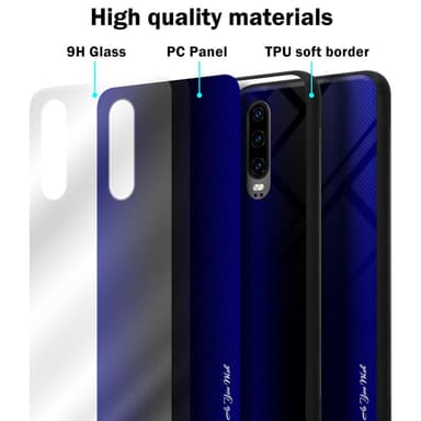 Huawei P30 Skal Fodral Case (Lila)
