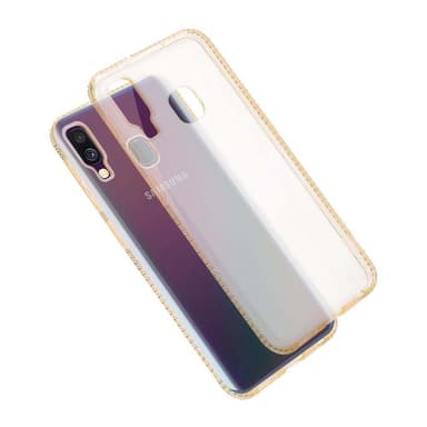Samsung Galaxy A40 Skal Fodral Case (Guld)