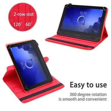 Alcatel Smart Tab (7 tum) Skal Fodral Case (Röd)