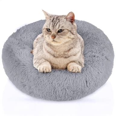 Hundbädd Kattbäddskudde Hund Katt Soffa 100cm (ljusgrå)