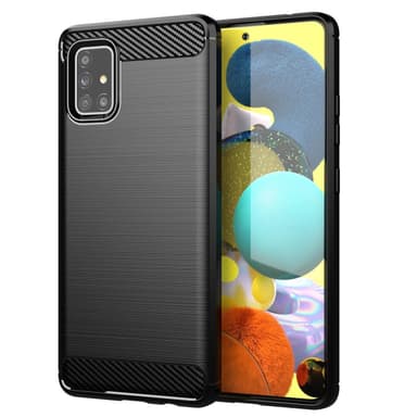 Samsung Galaxy A51 4G / M40s Skal Fodral Case (Svart)