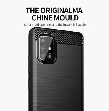 Samsung Galaxy A51 4G / M40s Skal Fodral Case (Svart)