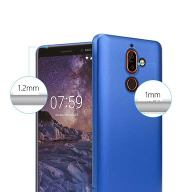 Skal Nokia 7 PLUS Fodral Case (Blå)