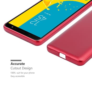 Skal Samsung Galaxy J6 2018 Fodral Case (Röd)