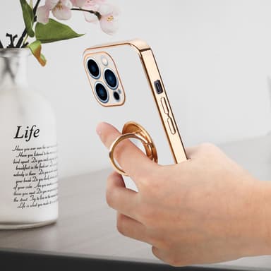 iPhone 13 PRO Skal Fodral Case (Vit)